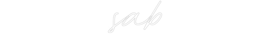 Custom Neon: sab