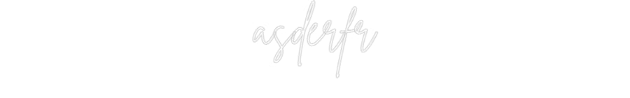 Custom Neon: asderfr