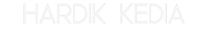 Custom Neon: Hardik Kedia