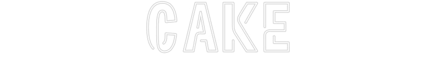 Custom Neon: Cake