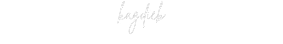 Custom Neon: kagdieb