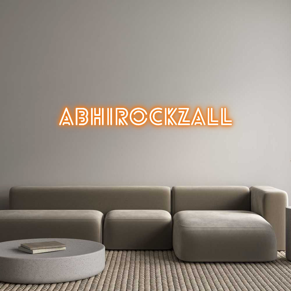 Custom Neon: Abhirockzall