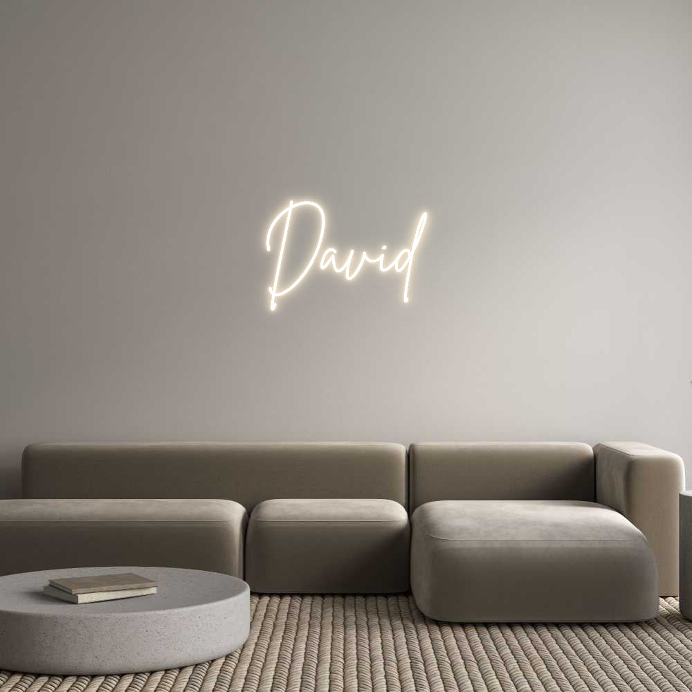Custom Neon: David